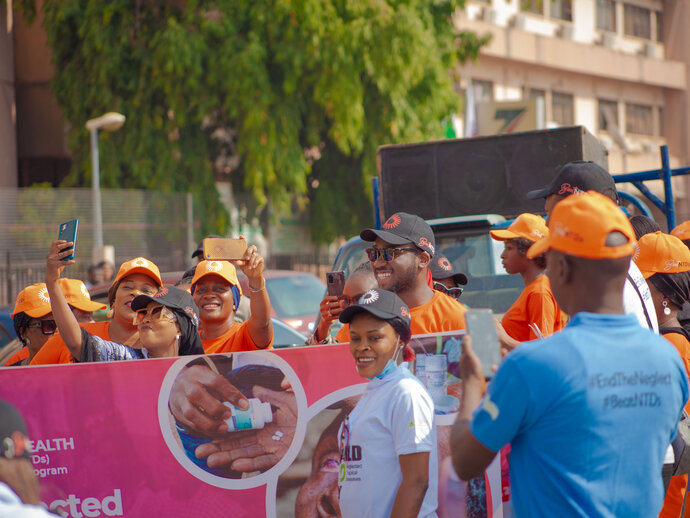 Nigeria's Ministry of Health hosts an NTD road walk to celebrate World NTD Day 2023