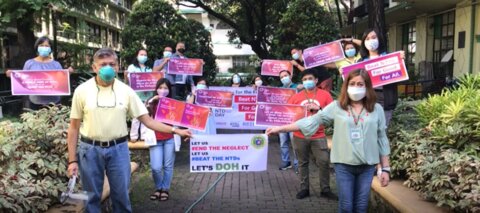 The Philippines:  The Department of Health led a World NTD Day walk to highlight messages on NTDs 