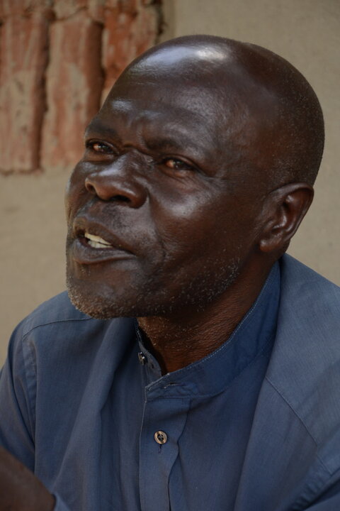 Portrait of Matalocu Fred - community member Matalocu Fred narrates how Oncho treatment has changed his community at Pacunjaki-Paleure village