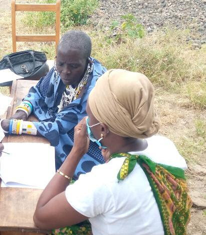 Act | East meeting with an Engorika Village, Monduli community member. Photo credit: Enata Mutayoba, RTI International