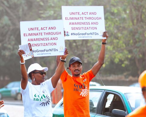 Nigeria's Federal Ministry of Health hosted a Walk to End NTDs event in Abuja. 