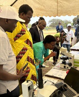 Uganda's World NTD Day celebration included a health fair.